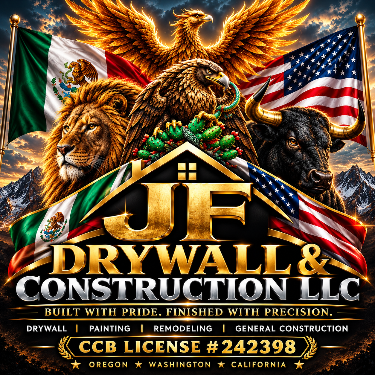 JF Drywall & Construction LLC logo